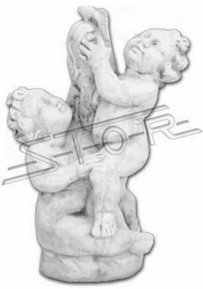 Figur Skulptur Kinder engel Skulpturen Designer Garten Figuren Statuen
