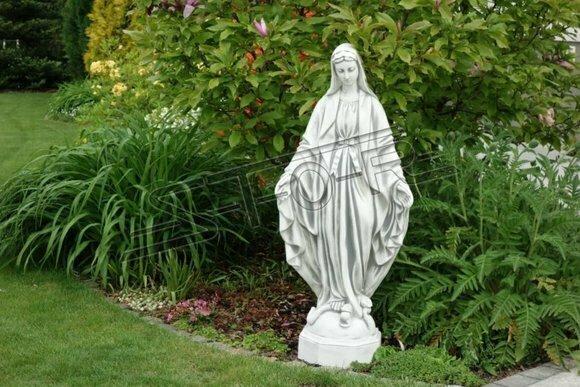 Mutter Jesus Maria Statue Grab Skulptur Heilige Figur Garten Deko 118cm