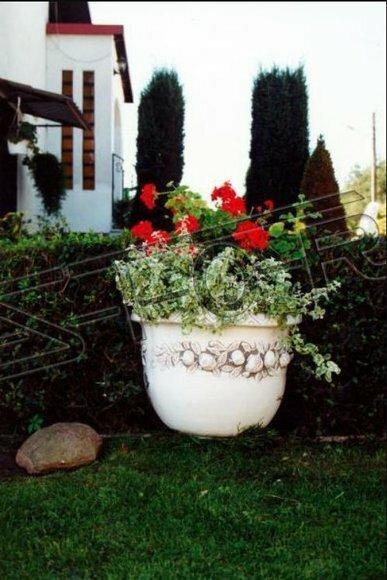 Blumenkübel Pflanz Kübel Dekoration Figur Blumentöpfe Garten Vasen
