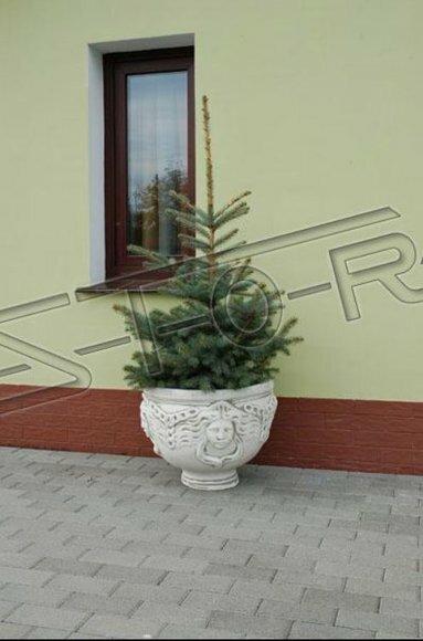 Blumenkübel Pflanz Kübel Dekoration Figur Blumentöpfe Garten Vasen 197