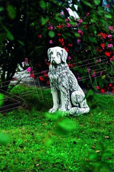 Garten Dekoration Hund Statue Skulptur Figuren Skulpturen Designer Figur
