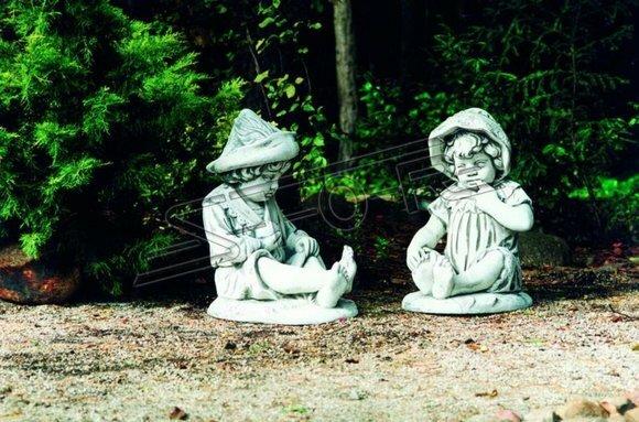 Kind 71cm Skulptur Design Figur Statue Garten Figuren Statuen Skulpturen