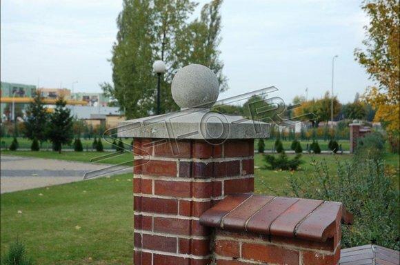 Säulen Kopf Dekoration Statue Skulptur Garten Zaun Deko Stein Skulpturen