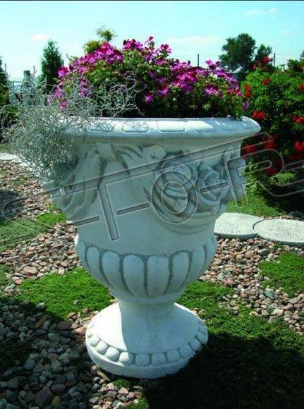 Blumenkübel Pflanz Kübel Dekoration Figur Blumentöpfe Garten Vasen