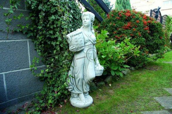 Frau 110cm Skulptur Design Figur Statue Garten Figuren Statuen Skulpturen