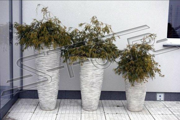 Blumenkübel Pflanz Kübel Dekoration Figur Blumentöpfe Garten Vasen