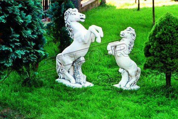 Garten Dekoration Pferd Statue Skulptur Figuren Skulpturen Designer Figur