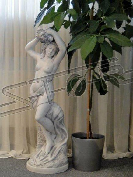 Statuen Figur Frau 130cm Garten Designer Figuren Skulptur Skulpturen