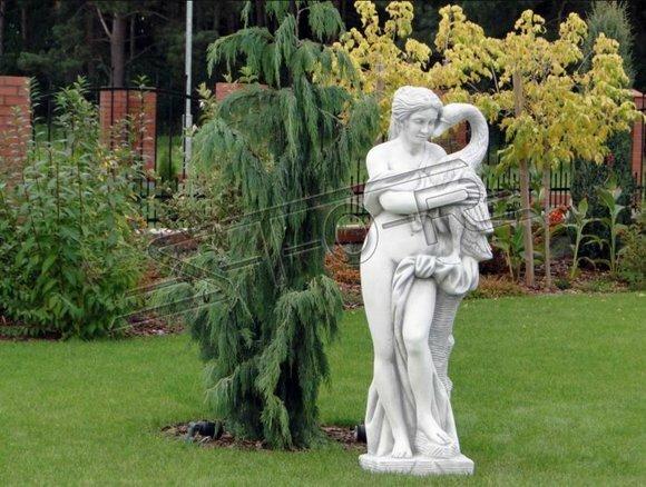 Frau 160cm Skulptur Design Figur Statue Garten Figuren Statuen Skulpturen