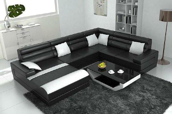 Ecksofa Wohnlandschaft XXL Big Couch Polster Garnitur Eck Couchen