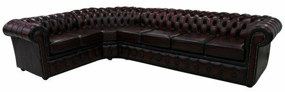 XXL Big Sofa Couch Chesterfield L Form Polster Ledersofa Sofas