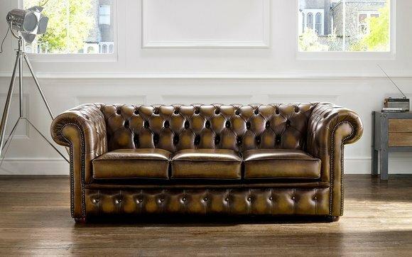 Chesterfield Designer Antik Stil Sofa Couchen Polster Sitz Garnitur