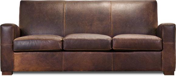 XXL Sofa 3 Sitzer braun Couch Chesterfield Garnitur Leder Textil Textil Couchen