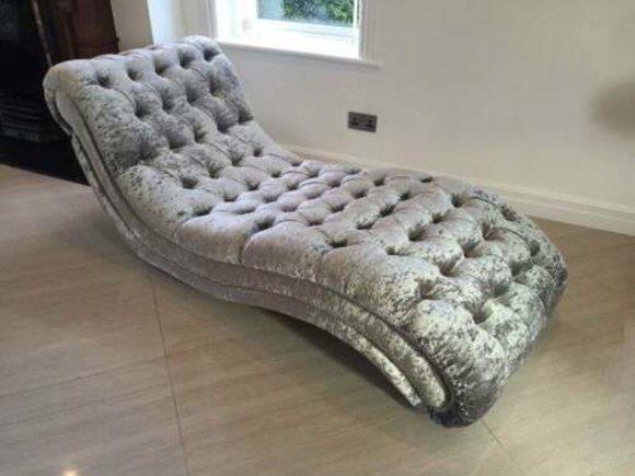 Chesterfield Chaiselongues Sofa Liege Chaise Club Relax Liegen Leder