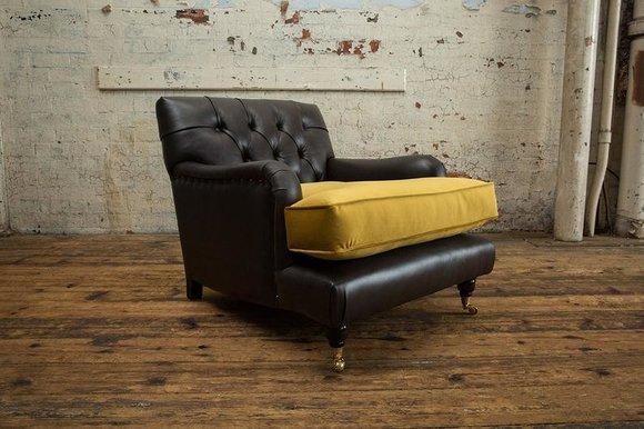 Lounge Sofa Sessel Club Relax Couch Polster Stuhl 1 Sitzer Fernseh