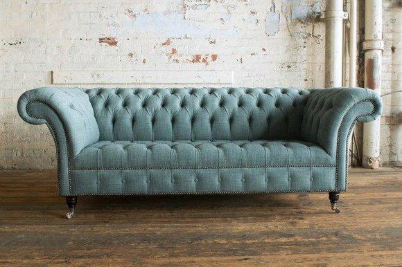 Grüne Designer Sofa Couch Polster XXL 3 Sitzer Big Sofas Couchen
