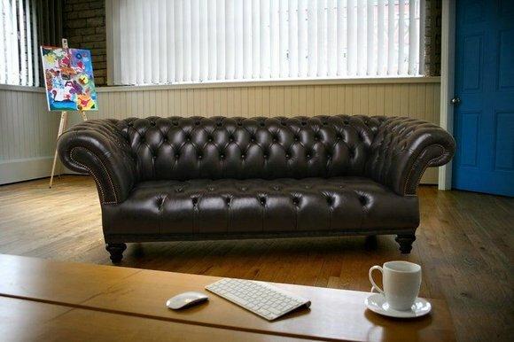 Grüne Designer Sofa Couch XXL 3 Sitzer Big Sofas Couchen Textil