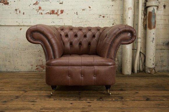 Chesterfield Design Sofa Sessel Couch Polster Luxus Textil Couchen