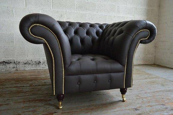 Chesterfield Design Sofa Sessel Couch Polster Luxus Textil Couchen
