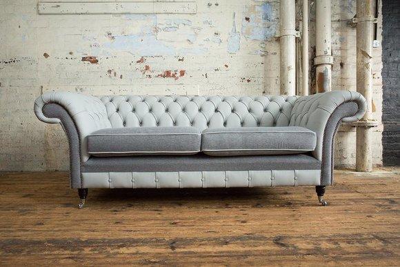 Design Polster Sofa 3 Sitzer Couch Luxus Klassische Textil Sofas