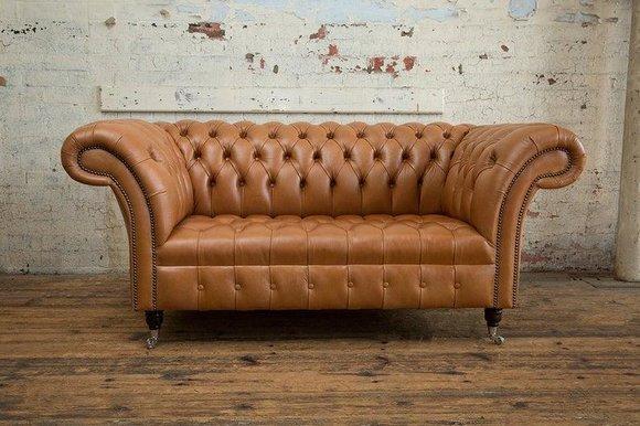 Braune Designer Sofa Couch Polster XXL 2 Sitzer Big Sofas Couchen