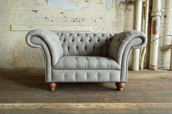 Exklusiver 1 Sitzer Sofa Sessel Relax Chesterfield Sofas Couchen Polster