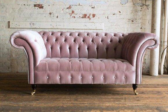 Sofa 2 Sitzer Polstersofas Klassische Sofa Chesterfield Couch der