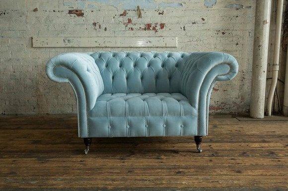 Chesterfield Design Sofa Sessel Couch Polster Luxus Textil Couchen