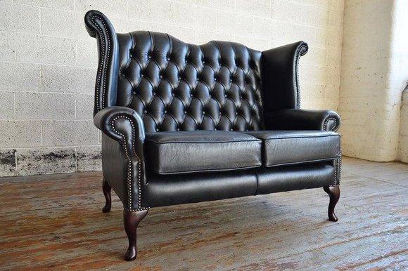 Chesterfield Sofa 2 Sitzer Polster Sofas Design Luxus Couch Ohrensessel