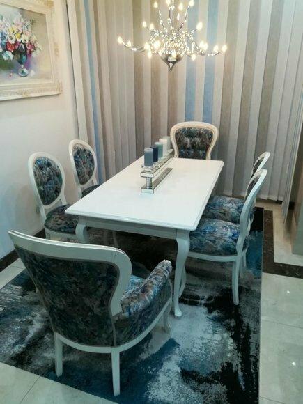 Esstisch designer Sitz Lehnstühle Stuhl Garnitur Tisch + 4 Stühle Set Esszimmer