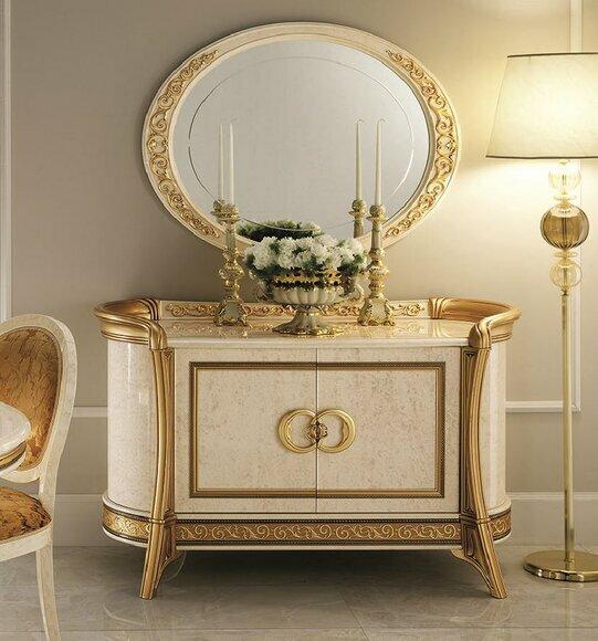 arredoclassic™ Kommode Spiegel Anrichte XXL Sideboard Lowboard Holz