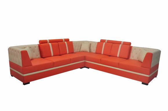 Eck Sofa Couch Polster Ecke Wohn Zimmer Landschaft Designer Couchen