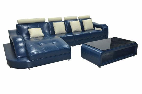 Ledersofa Couch Wohnlandschaft Eck Garnitur Design Modern Sofa L-Form