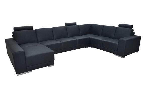 Ledersofa Couch Wohnlandschaft Ecksofa Garnitur Design Modern Sofa