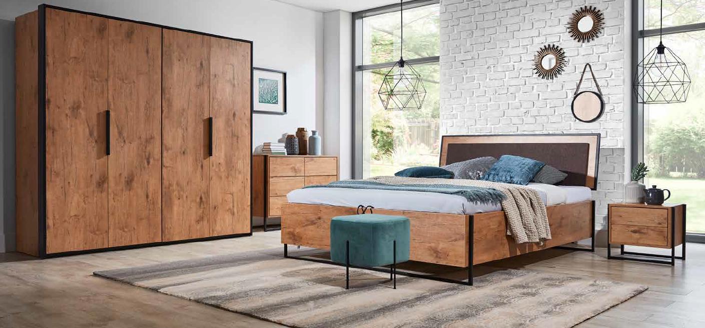 Loft Bett Holz Designer Betten Polster Leder Textil Stoff Hote 140 160 180 x 200