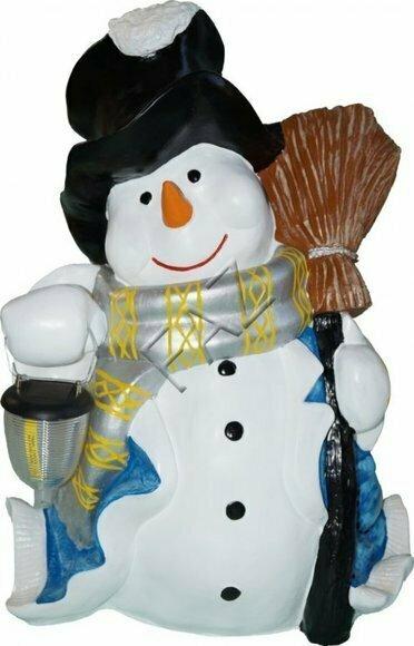 Schneemann Weihnachten Skulptur Figur Figuren Steinfigur Statuen
