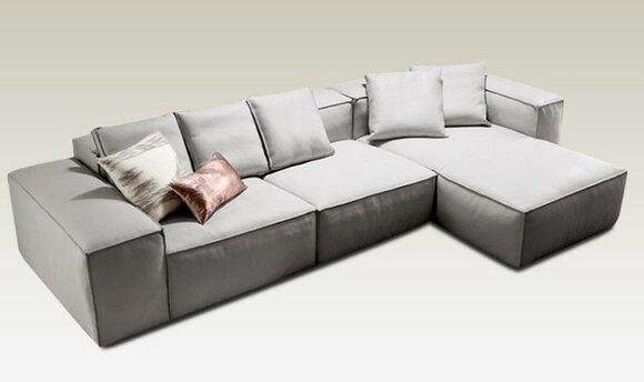 Ecksofa Couch Möbel Polster Sofa Wohnlandschaft Wohnzimmer Ecke