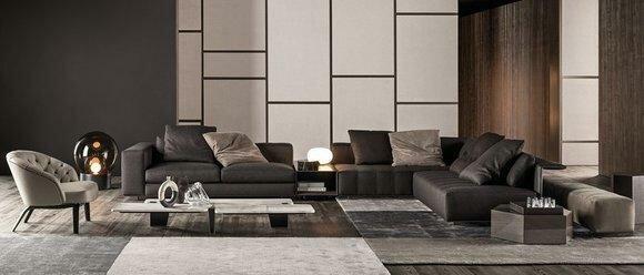 Design Ecksofa Polster Couch Sofa Eck Garnitur Leder Wohnlandschaft