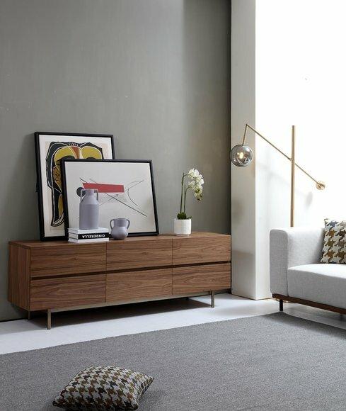 Sideboard Vitrine Schrank RTV Kommode XXL Luxus Kommoden Lowboard