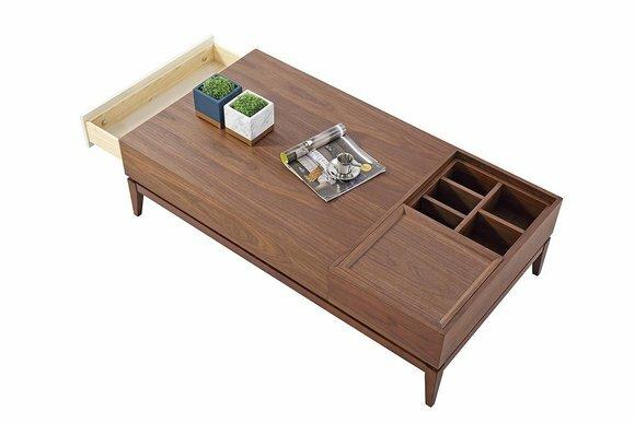 Designer Couch Tisch Holz Sofa Rund Beistell Tische Metall Italienische