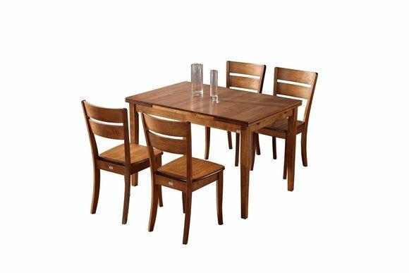 Esstisch Tisch Design 4x Stühle Rund Tische Holz Design Gruppe Garnitur