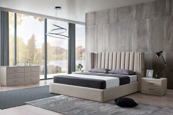 Bett Polster Design Luxus Doppel Hotel Betten Ehe 180x200cm Schlaf Zimmer