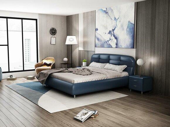 Bett Polster Design Luxus Doppel Hotel Betten 180x200cm Schlaf Zimmer