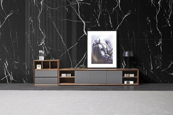 rtv design sideboard fernseh wand low board luxus schrank neu Regale Neu