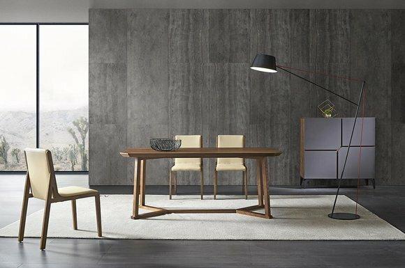 Italienische Designer Möbel Kommode Tisch Sessel 2x Ess Zimmer Set