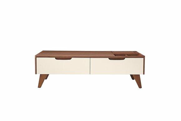 TV-Möbel Schrankwände Regal Wohn Wand Side Low Board Regale Holz