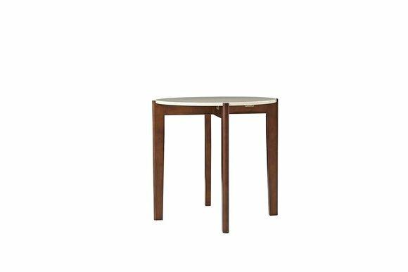 Design Holz Tisch Runde Couchtische Beistelltische Tische jvmoebel Abstrakt