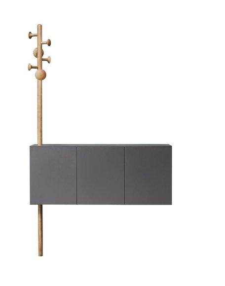 Design Wand Garderobe Garderoben Schrank Kommode Hänge Aufbewahrung Tür Regal