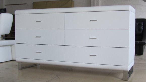Design XXL Hochglanz Kommode Side Low Board Schlaf Wohn Zimmer