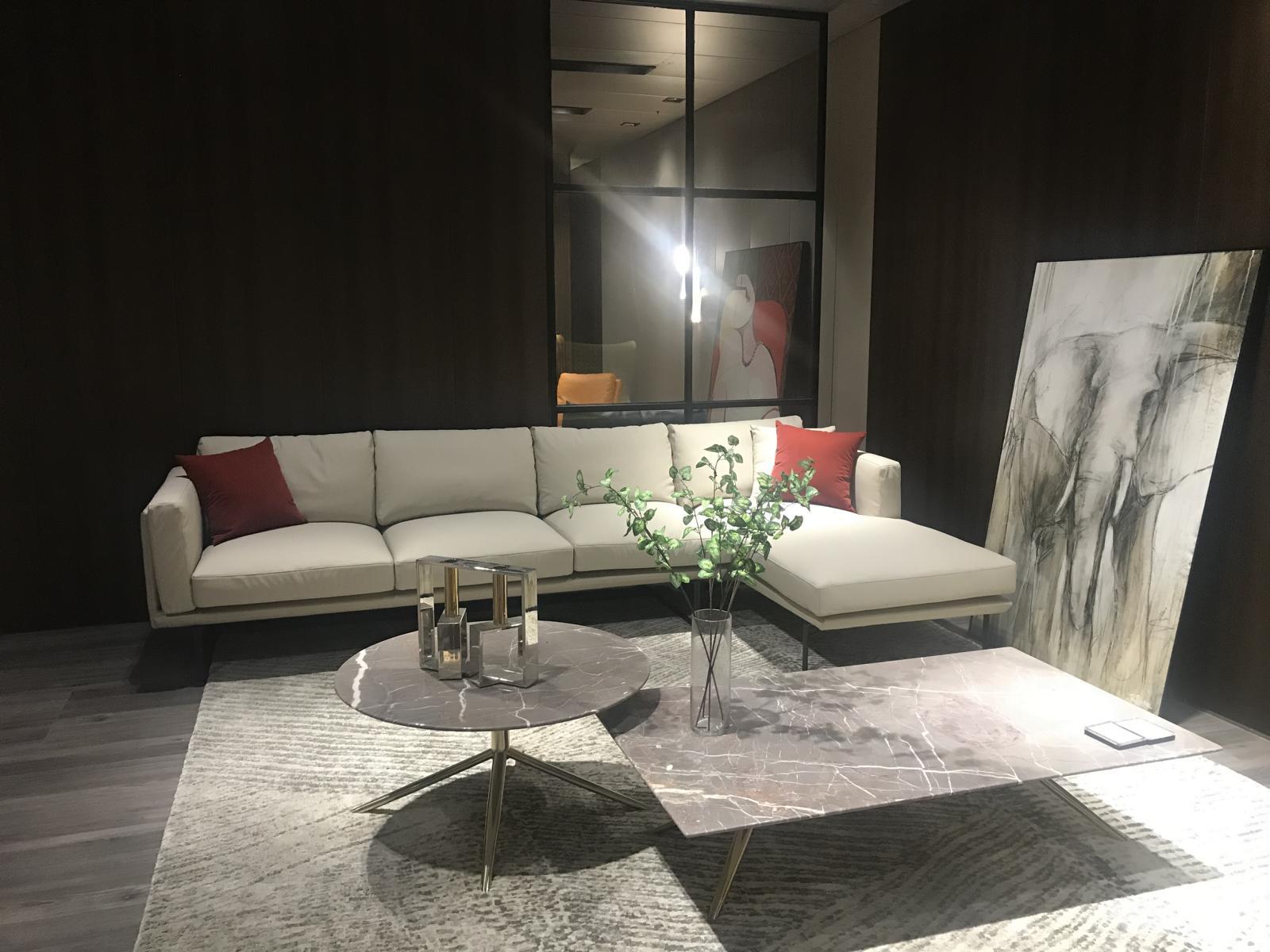 Sofa Garnitur Italien Leder Eck Couch Sitz Landschaft L Form Luxus Wohn
